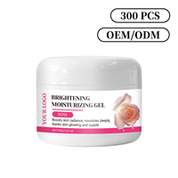 Gel Visage Éclaircissant et Hydratant à la Rose, Personnalisé, à l'Acide Hyaluronique, Hydratation Profonde, Anti-Teint Terne, Nourrissant et Illuminateur – Meilleure Vente