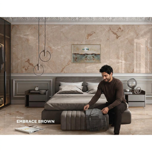 Azulejos de Porcelana Cerámica Esmaltada con Aspecto de Mármol Onyx Beige 800x1600mm para Piso y Pared 80x160cm - Product Image 5