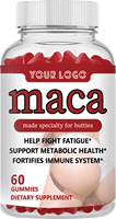 Maca Plus Gummy pour le lifting des fesses, l'agrandissement des fesses, des cuisses et des fesses, raffermissement, agrandissement des courbes, hanches, gummies BBL, bonbons vitaminés
