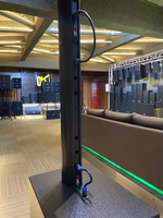 Équipement audio live T408 pour club, enceintes colonne actives alimentées de 4 pouces pour intérieur