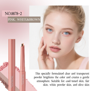 Private Label Brightening Pearlescent <b>Silkworm</b> Eyeliner Pencil Double Head Waterproof Long Lasting Eyeliner Pen for Makeup - Product Image 1