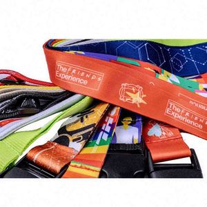 Custom Logo Wholesale <b>Polyester</b> <b>Lanyard</b> Card Holder Sublimation Woven <b>Lanyards</b> - Product Image 4