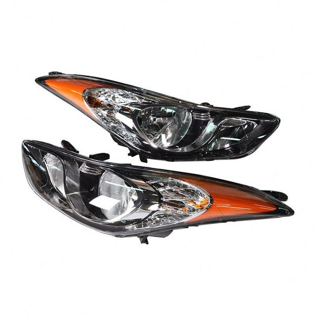 Saivis Car Pair Set New Halogen Headlight Headlamp Assembly for Hyundai Elantra 2011-2013
