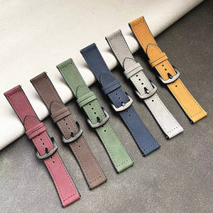 Correa de Reloj de Silicona y Cuero Resistente al Sudor, Venta al Por Mayor de Fábrica, para Samsung, Huawei y Universal, 20/22mm, Correa de Repuesto - Product Image 3