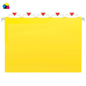 Đồ Dùng Văn Phòng 25/BX 1/5 Cắt Kích Thước Chữ Màu Vàng Giấy Tái Chế Nội Thất Giấy Kraft Thư Mục Treo - Product Image 2