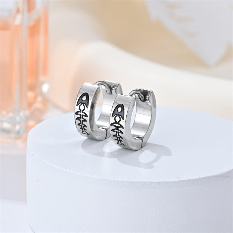 Hueso de pescado plateado 1