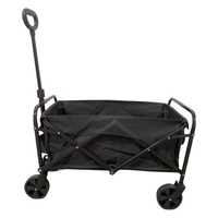 Chariot de camping pliable de petite taille Chariot pliant Wagon de pique-nique en plein air Plage Camping Chariot de camping