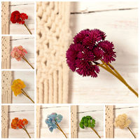 Offre Spéciale Têtes de Fleurs d'Hortensia Artificielles Faites à la Main avec Tiges pour Arrangements Floraux 20,5 cm Noël Fête des Mères Halloween Décoration Maison