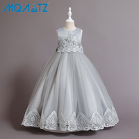 Robes de mariée pour enfants de style européen MQATZ, robes de princesse formelles pour filles, robe de bal pour enfants, mode enfant, 4-15 ans