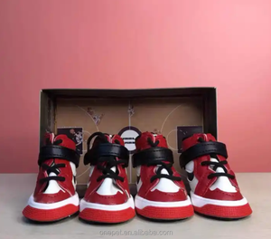 अनुकूलित पालतू कुत्ते जूते उच्च अंत सामग्री जलरोधक जूते 4 पीसी सेट कुत्ते निकेडग जूते - Product Image 5