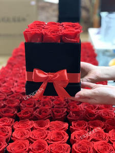 कस्टम हमेशा के लिए फ्लोरेस p erserved अनन्त गोल्डन गुलाब सोने में संरक्षित गुलाब उपहार बॉक्स - Product Image 4