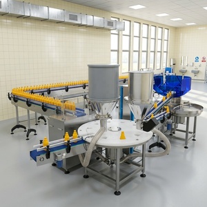 Máquina Multifuncional PLC Automática para Llenado, Sellado y Empaquetado de Frutos Secos, Granos, Latas de Vidrio/Plástico, con Caja de Engranajes, 1 Año de Garantía, Flexible - Product Image 2