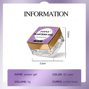 JTING 3D <b>Nail</b> Art Gypsum Plaster Gel Polish 22colors <b>Set</b> Unique 4D 5D Effect Gypsum Painting Plaster Gel in Jars OEM ODM - Product Image 2