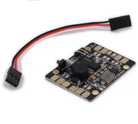 Carte de distribution d'alimentation FPV 5 en 1 PDB, double BEC 5V 12V, contrôle de la lumière LED, tracker, alarme de basse tension, quadricoptère UAV
