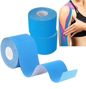 Nastro Kinesiologico in Cotone CW 2,5 cm*5m Unisex per Danzatori, Supporto Muscolare Flessibile, Resistente alle Intemperie, Elastico, Miglior Prezzo di Fabbrica - Product Image 1