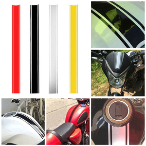 50CM Réfléchissant <span class=keywords><strong>Moto</strong></span> Réservoir Housse Rayé BRICOLAGE Autocollant Drôle Décoration Autocollant Couvercle Du Réservoir De Carburant Autocollant Réfléchissant - Product Image 4