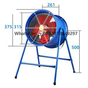 Ventilador Axial Industrial Monofásico de 120W 220V para <span class=keywords><strong>Conductos</strong></span> de Extracción, Ventilador de Alta Potencia para Extracción de Humo en Cocinas - Product Image 4