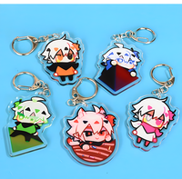 Cadeaux promotionnels bon marché Porte-clés Charme en acrylique Porte-clés en acrylique Pendentif en plastique Porte-clés en acrylique personnalisé