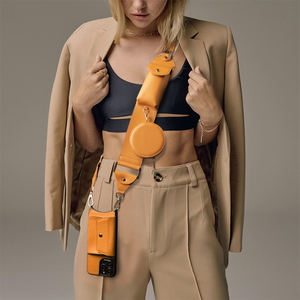 <span class=keywords><strong>2025</strong></span> продаж, модная кожаная сумка через плечо для телефона, Регулируемый Многофункциональный кожаный чехол для телефона - Product Image 4