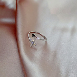 Anello Aperto Personalizzato in Zirconia di Alta Qualità, Gioielli Femminili alla Moda - Product Image 2