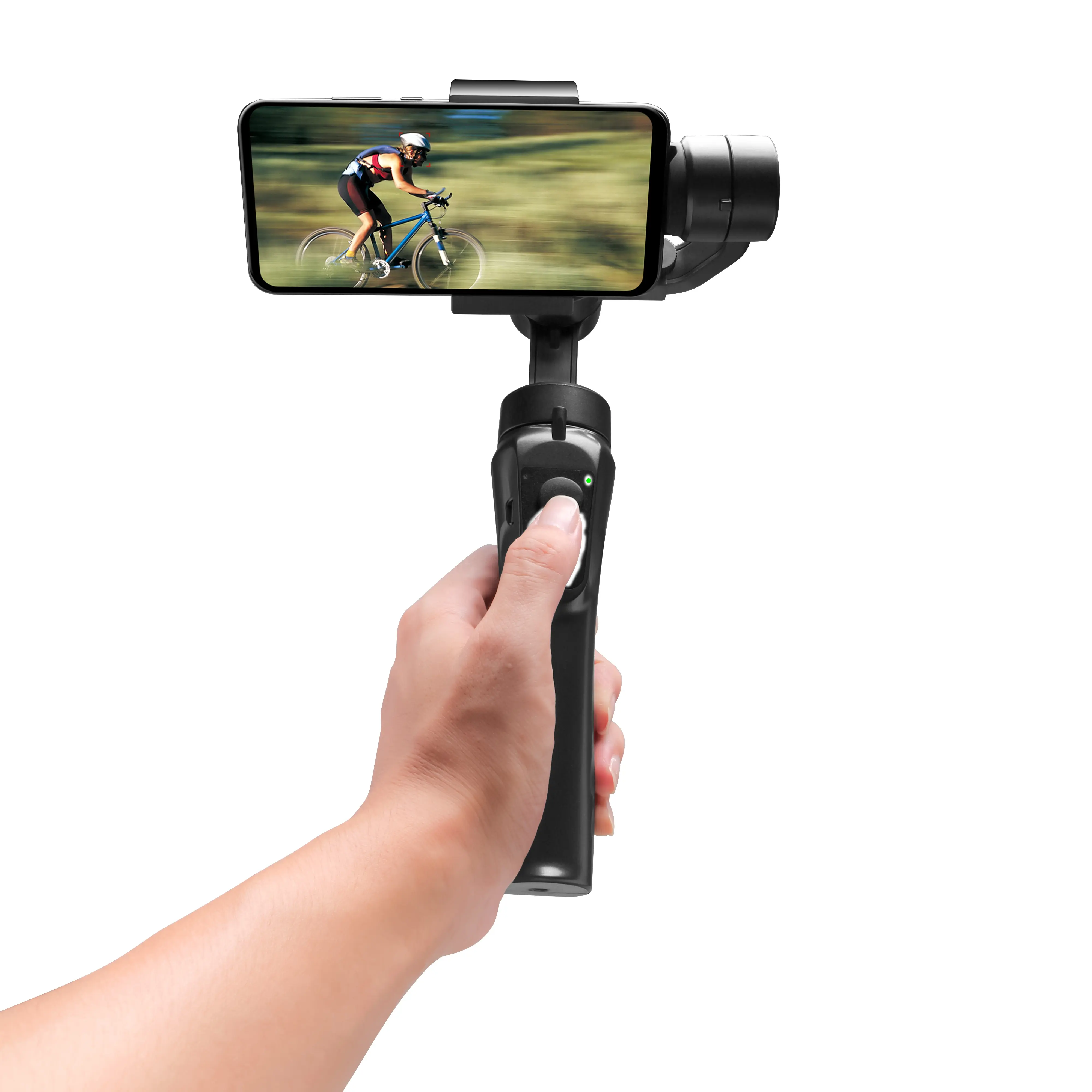 Amazon sell well CYKE H4 gimbal 3 axis cell phone Control the focal length Professional stabilizer Face tracking VLOG Selfie F6