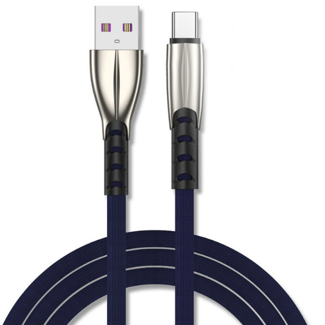5A  Zinc Alloy Super Fast Charging Cable  Data Fast Charging  Braided Nylon Micro Usb Cable for samsung Micro Fast Cable