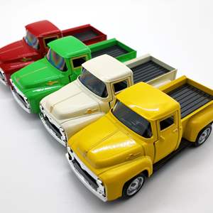 Modèle Réduit de <span class=keywords><strong>Voiture</strong></span> en Métal 1:32 Pickup Rétro Vintage <span class=keywords><strong>Jouet</strong></span> Moulé sous Pression Portes Ouvrantes Modèle Deux Portes Nostalgie Vintage - Product Image 3