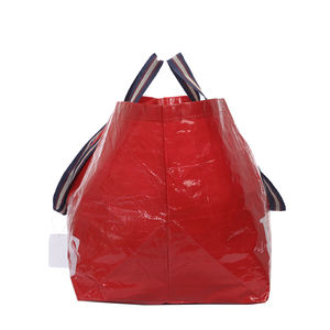 กระเป๋าช้อปปิ้งทำจากลามิเนต PP กันน้ำกระเป๋าใส่ของขนาดใหญ่พับได้เป็นมิตรกับสิ่งแวดล้อมพิมพ์ลายได้ตามต้องการ - Product Image 3