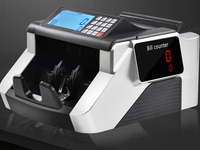 Machine de comptage de billets mobile avec détection de devises multi-pays, fonctionnement sécurisé, reconnaissance automatique des devises, pour la vente en gros
