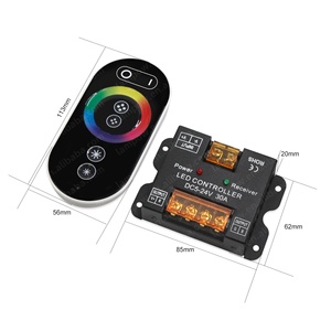 10A 3 kênh <span class=keywords><strong>RGB</strong></span> <span class=keywords><strong>Led</strong></span> điều khiển cảm ứng đầy đủ & sắt đầy màu sắc điều khiển từ xa cho <span class=keywords><strong>RGB</strong></span> <span class=keywords><strong>LED</strong></span> chiếu sáng - Product Image 3
