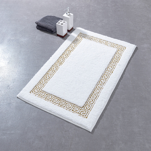 Set di <span class=keywords><strong>3</strong></span> <span class=keywords><strong>Tappetini</strong></span> da <span class=keywords><strong>Bagno</strong></span> DADA Antiscivolo e Assorbenti, Realizzati in Morbido Poliestere - Product Image 1