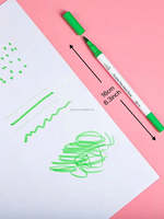 March EXPO fournitures scolaires aquarelle pinceau stylo personnalisé 36 couleurs double pointe pinceau marqueur stylo marqueur d'art coloré stylo Fineliner