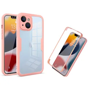 for samsung s23 ultra case front and back camera cover,for iphone 14 plus full cover case