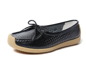 Zapatos Planos de <span class=keywords><strong>Mujer</strong></span> de Cuero, Frescos, Transpirables y Cómodos, Tallas Grandes - Product Image 3