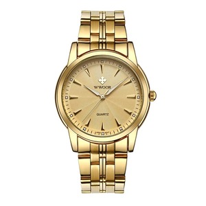 Reloj de Cuarzo Dorado de Moda de Alta Calidad al por Mayor para Hombre, Correa de Acero Inoxidable, Reloj de Pulsera Impermeable para Negocios - Product Image 2