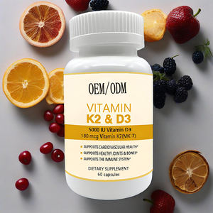 Capsule Morbide di Vitamina <span class=keywords><strong>D3</strong></span> 5000UI K2 Marca Propria, Supporto Immunitario per Adulti, Integratore per Ossa Sane, Durata di Conservazione 36 Mesi Escluse - Product Image 2