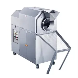 Automatic Sunflower Seeds Nuts Roasting Machine Continues Soybeans Peanut Multi Functional Sunflower Peanut Seed Roaster