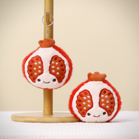 En gros, Peluche Grenade Mignonne, Pendentif Suspendu, Poupée Personnalisée, Porte-clés en Peluche Fruit Souriant Doux, Jouets en Peluche pour Cadeau