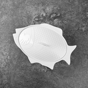 Unique <strong>Fish</strong> Shaped Design Gold-plated Luxury Ceramic Soup <strong>Pot</strong> with Lid and Embossed Decoration Stockpot - Product Image 4