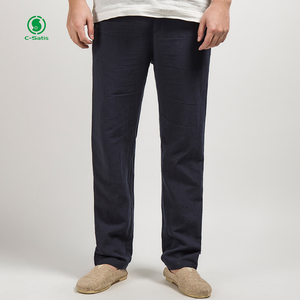 2024 printemps et été nouveaux pantalons décontractés <span class=keywords><strong>en</strong></span> <span class=keywords><strong>lin</strong></span> pour hommes - Product Image 4