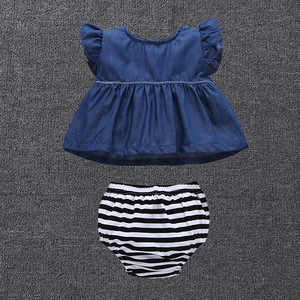 Ropa Barata para Bebés, Vestidos para Niñas, Pantalones, Conjuntos con Leggings Cortos, Muestra Gratis de China - Product Image 2