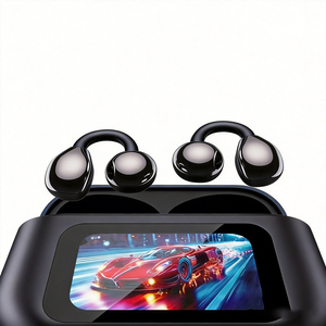 Écouteurs sans fil BT 5.4 avec <span class=keywords><strong>traduction</strong></span> linguistique IA, traducteur en temps réel pour 150 langues, écouteurs pour les affaires, nouveauté - Product Image 1