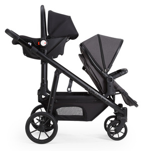 Cochecito Doble Europeo 3 en 1 Plegable para Gemelos con 2 Asientos para Bebés y Niños Pequeños - Product Image 2