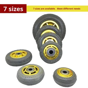 Ruote in Gomma Piena Antiurto per Carrelli e Trolley, Direttamente dalla Fabbrica, 4/5/6/8 Pollici, per Carichi Pesanti - Product Image 3