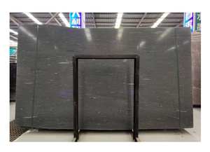 Dalle de pierre en quartzite gris, choix moderne et populaire pour les comptoirs intérieurs et les panneaux muraux, polie et imperméable - Product Image 2