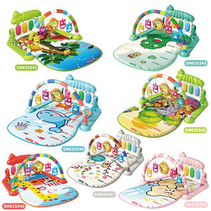 Tapis d'Éveil Samtoy pour Bébé Nouveau-Né, Tapis de Jeu Doux avec <span class=keywords><strong>Piano</strong></span> à Pédales et Arche de Fitness, Tapis d'Activités pour Tout-Petit - Product Image 6