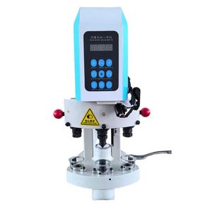 Máquina de coser zapatos con tres cabezales, todo en uno, para colocar botones a presión y ojales - Product Image 1