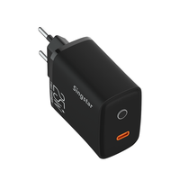 Prix d'usine, chargeur rapide USB-C 25W, prise EU, chargeur mural compact pour iPhone 18, Samsung Galaxy S26, téléphones Android