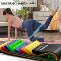 Banda Elástica de Látex para Ejercicios de Fitness, Yoga y Entrenamiento, Marca OEM
