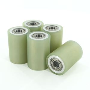 عجلات متينة من البولي يوريثين/TPR/TPE مغلفة بعجلات _ تصنيع المعدات الأصلية باستخدام الحاسب الآلي قطع ومحمل طحن نوع - Product Image 2